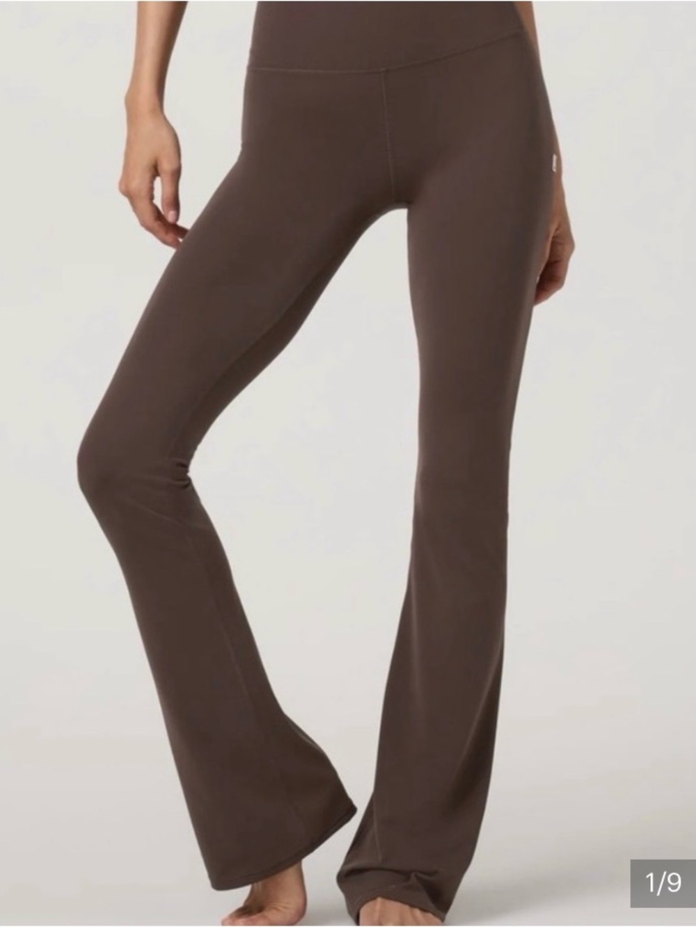 NWT VUORI AllTheFeels Slim Flare in Java Brown